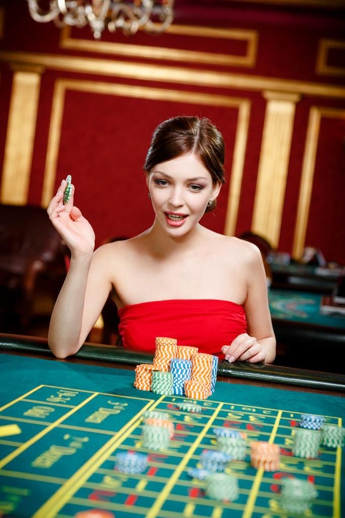Live casino table games including roulette and card games